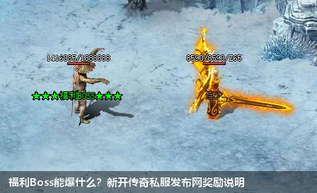 福利Boss能爆什么?新开传奇私服发布网奖励说明