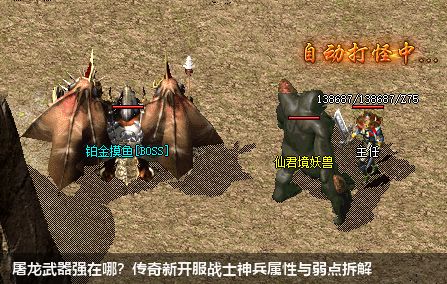 解密！战士神兵屠龙武器的神秘力量