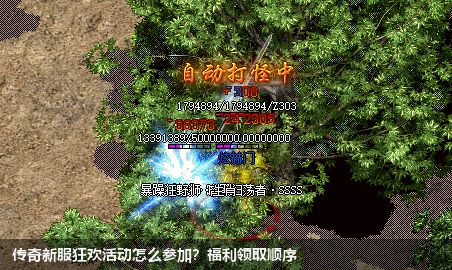 传奇新服狂欢活动怎么参加？福利领取顺序