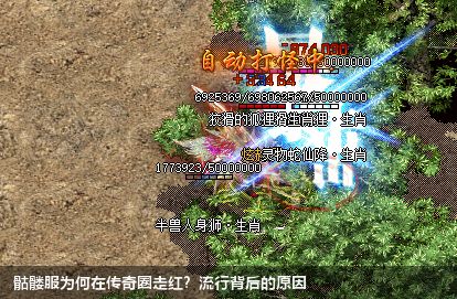 流行趋势:骷髅服在传奇游戏中引起的轰动效应