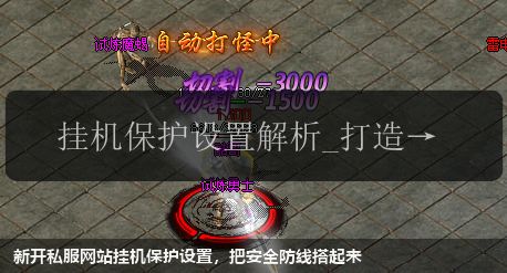 新开私服网站挂机保护设置，把安全防线搭起来