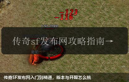 传奇SF发布网入门到精通,版本与开服怎么挑